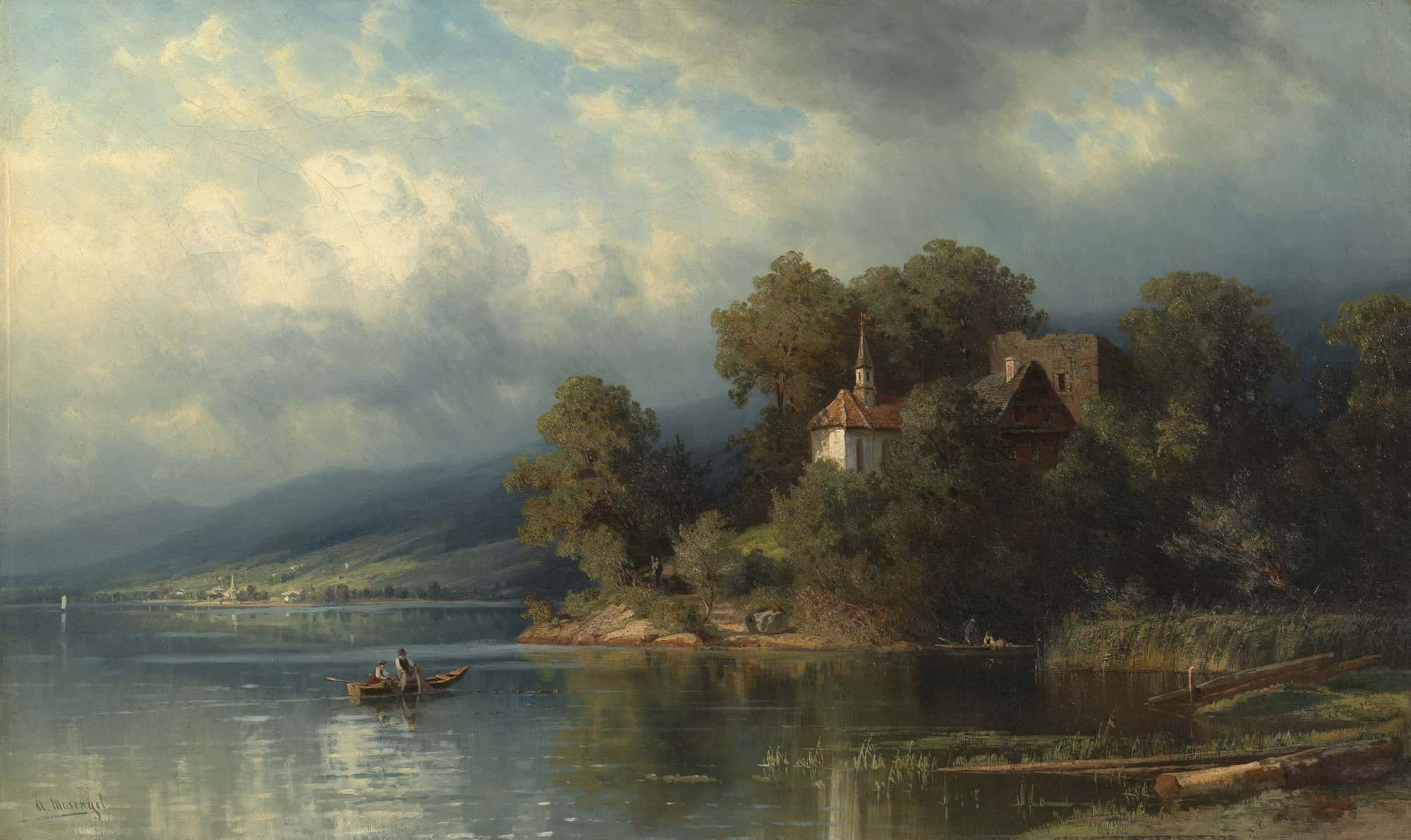 Chapel on The Lake of Lowerz (1872)